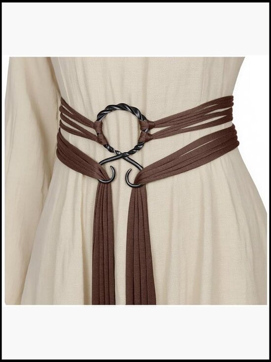 Viking Troll Cross Belt Norse Witch Rope Belt Medieval Accessories main image 6